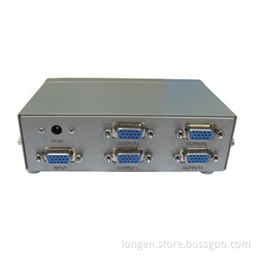 VGA Video Splitter, 250MHz Frequency, 2/4/8 Ways for Option
